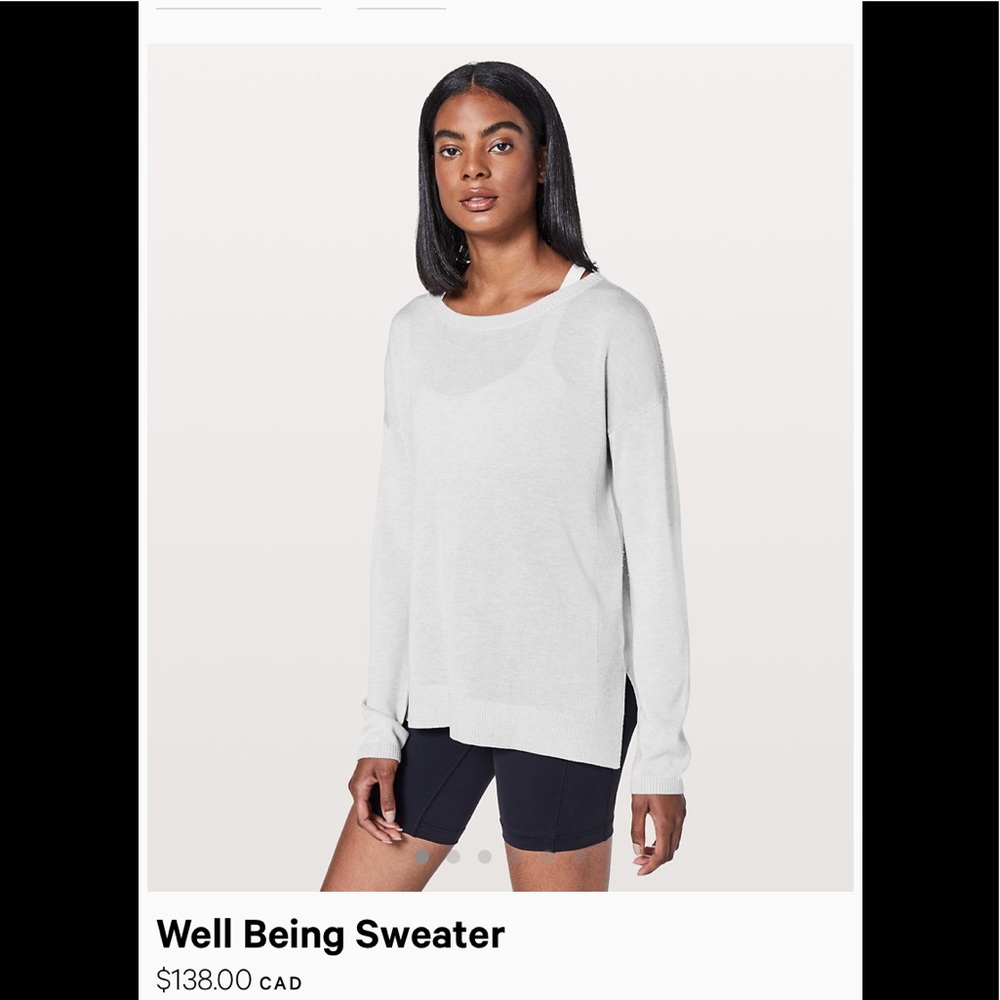 LULULEMON Well Being Sweater